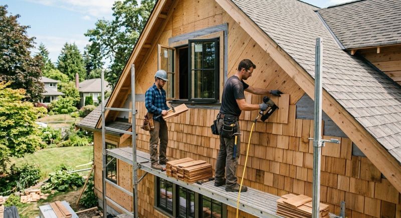 Cedar Siding Installation in Boston, MA