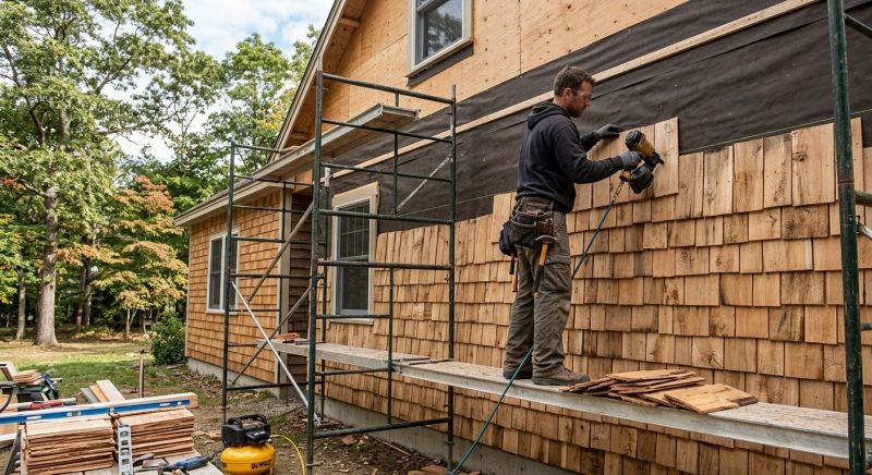 Shingle Siding Installation in Boston, MA